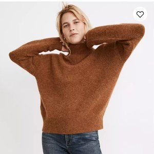 Madewell.- Dillon Mockneck Pullover Sweater - Extra Small